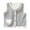White, variant on Toddler Boy Vest Baby Vest for Girls&Boys, Cotton Reversible Vest Coat for Spring & Autumn(Black,6-12 Months)