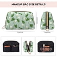 thumbnail image 2 of Beautiful Calla Lily Flowers Makeup Bag, Large Capacity Travel Cosmetic Bag for Women Girls- Travel Toiletry Bag Leather Portable Waterproof Makeup Case Organizer with Handle, 2 of 4