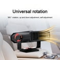 thumbnail image 6 of Pompotops Portable 24V Car Heater That Plugs Into Lighter Socket 150WCar Heaters 360° Adjustable Portable Fast Demisting Defroster, 6 of 9