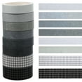 thumbnail image 1 of 8 Rouleaux de Ruban Washi Décoratif Rubans de Scrapbooking Décoratifs Bricolage Rubans Washi, 1 of 8