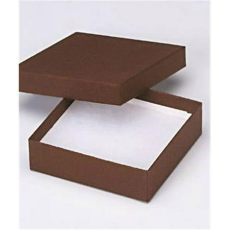 Bags & Bows by Deluxe 52-030301-2057 Cocoa Jewelry Boxes - Case of 100