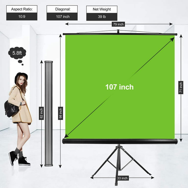 Atrix Portable Green Screen with Tripod Stand GameStop Exclusive