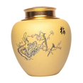 thumbnail image 4 of GUOOL Tea Container Loose Tea Decor Organizer Practical with Sealed Lid Food Storage 12cmx14.5cm, 4 of 9