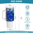 thumbnail image 3 of Whales Sea Floor 40 oz Tumbler with Handle Insulated&nbsp;Travel Mug&nbsp;Lid Straw Leak Proof Steel Vacuum Water Bottles Glasses Fits in Car Cup Holder, 3 of 7