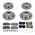 thumbnail image 3 of Power Stop Front and Rear Stock Replacement Brake Pad and Rotor Kit KOE138, 3 of 8