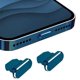 thumbnail image 1 of Enchufe antipolvo de Metal para iPad, puerto de carga para iPhone 14 Plus, 13, 12 Mini, 11 Pro Max, Xr, ios, accesorios de enchufe Lightning, 2 uds., 1 of 5
