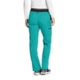 thumbnail image 2 of Grey's Anatomy Women's GRSP500 "Kim Scrub Pant" Elastic Waistband Cargo Scrub Pant-Jade Jewel-Large Petite, 2 of 3