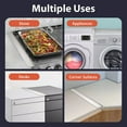 thumbnail image 3 of Kitchen Stove Counter  Cover, Easy Cleaning Stove  Cover Slippy  Stainless Steel Firmly Fixed  for Corner, 3 of 8