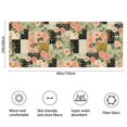 thumbnail image 3 of Pioneer Flower Floral Print Pattern Bathroom Rugs Mat, Non Slip Microfiber Bathroom Rug with Rubber Backing, Soft Mats for Bathroom Floor Tub Shower, 24"x60", 3 of 5