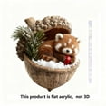 thumbnail image 1 of 10cm Forest Animals Decoration Christmas Tree Pendant Holiday Gift, 1 of 6