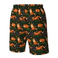 thumbnail image 4 of Logiee Cute Little Foxes Print Mens Swim Trunks Quick Dry Board Shorts,Breathable Hawaii Beach Shorts Swimwear Bathing Suits-Small, 4 of 6