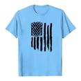 thumbnail image 5 of TOWED22 Patriotic Shirts for Women 4th of July T Shirts American Flag Graphic Tees Tops Raglan Short Sleeve Fourth of July Outfits(Sky Blue,XL), 5 of 5
