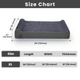 thumbnail image 4 of Laifug Extra Large Dog Bed with Orthopedic Memory Foam, Dog Pillow, Waterproof Liner & Washable Cover (Black，XL), 4 of 9