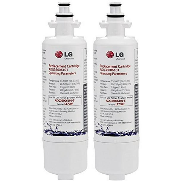 LG LT700P Refrigerator Water Filter (2 Pack)