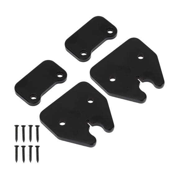 Unique Bargains 1 Set Sun Visor Repair Kit for Dodge for Ram 1500 2019-2023 Aluminum Alloy Black Sun Visor Clip Replacement Fix