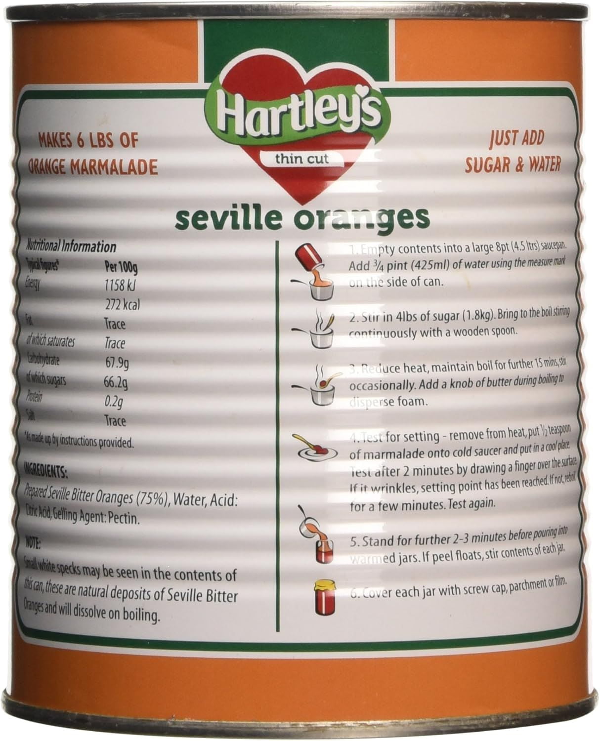 Robertson's Orange Mamade Thin Cut Orange Marmalade Mix 850gX2PK