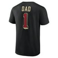 thumbnail image 3 of Men's Black Arizona Diamondbacks Number One Dad T-Shirt, 3 of 3