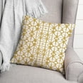 thumbnail image 3 of Creative Products Geometric Shibori Yellow 16 x 16 Indoor / Outdoor Pillow, 3 of 3