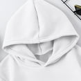 thumbnail image 4 of Kids Hoodies for Boys Girls Hoodies & Sweatshirts Girls Casual Long Sleeve Cute Oversized Pocket Sweatshirt Tops for Everyday Comfort and Style 3-4 Years White, 4 of 9