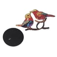 thumbnail image 3 of Pájaro en Rama Artesanía Vidrieras Pájaros Animal Plano decoración decorativa Acrílico Adornos Creativos Acrílico al Aire Libre para Almacenamiento de vino Estatuas, 3 of 7