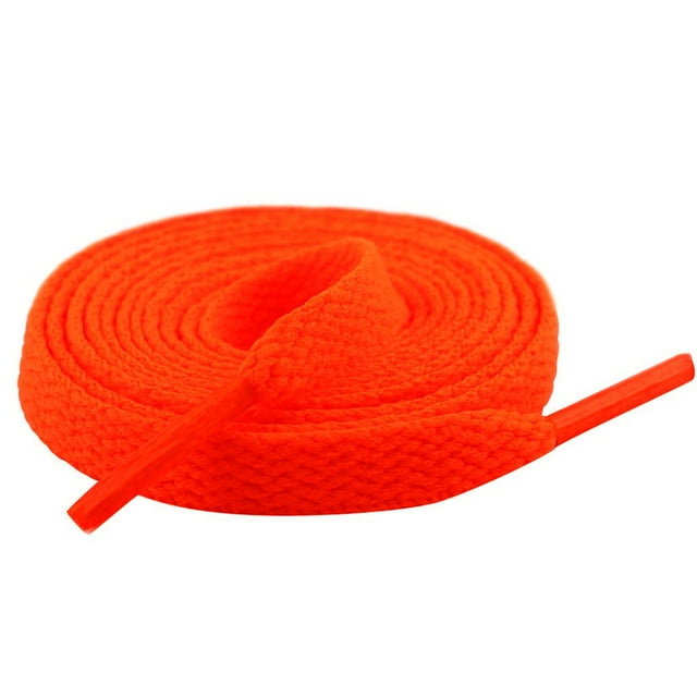 EARKITY Lacets Plats, Lacets Plats Colorés, Lacets de Couleur Unie, Cordons Plats, Lacets de Tennis, Lacets en Toile pour Espadrilles de Course Chaussures de Basketball Botte