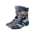 thumbnail image 6 of Hanes Originals Boys' Crew Socks, 3-Pack, Sizes M-L, 6 of 6