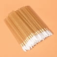 thumbnail image 2 of 50x Cepillo de Desechable ador Lápiz Brillo Herraenta de Maquilje shamjiam cepillos desechables para brillo de labios, 2 of 9