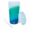 thumbnail image 4 of Silipint: Silicone 22oz Straw Tumbler: Mountain Air - Reusable, Unbreakable, Flexible, Hot/Cold, Airtight Lid, Travel, 4 of 6