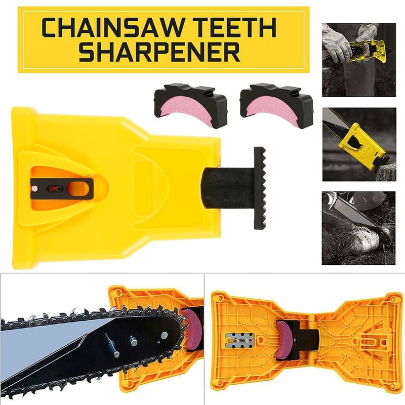 Chainsaw Teeth Sharpener Sharpens Bar Mount Chain Saw Blade Self Sharpening Tool