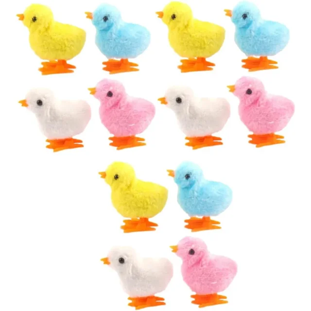 Juguetes De Cuerda Para Pollitos Peludos Para Niños