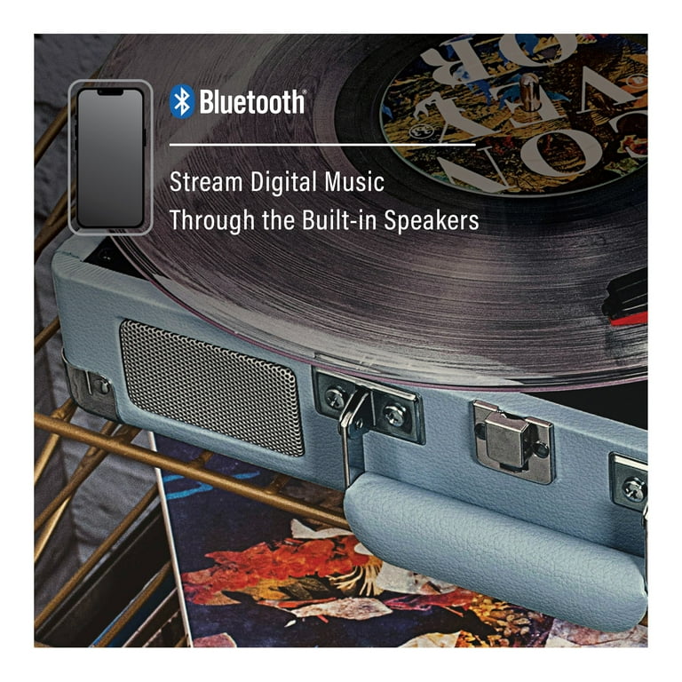 Crosley Cruiser Premier 3-Speed Bluetooth Output Vinyl Record