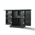 thumbnail image 4 of Crosley Furniture Alexandria Wood Expandable Bar Cabinet in Black, 4 of 6