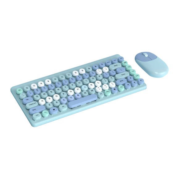 Wireless Mouse and Keyboard Combo Wireless Keyboard and Mouse Combo,For Window/Ios/Linux Pc Tablets,Suit for Working Typing Traveling Meeting Wireless Keyboard and Mouse Combo