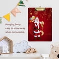 thumbnail image 5 of Coolnut Santa Claus 12.5"x9" Clipboard, Acrylic Fashion Letter A4 Size Clipboards with Metal Clip for Office School -12.5x9in, 5 of 7