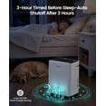 thumbnail image 4 of 50 pt. 4,500 sq. ft. Quiet Dehumidifier with Drain Hose for Home, Basement, with Auto Defrost, 24H Timer in White, 4 of 10