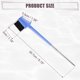 thumbnail image 4 of Dual Comb Eyebrow Brushes, Eyelash Comb Eyebrow Brush for Women, Eyelash Eyebrow Travel Makeup Tool, Blue 8.15" Length, 4 of 7