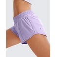thumbnail image 5 of CRZ YOGA Running Shorts for Women 2.5" Mesh Liner Quick Dry for Workout Sport Athletic with Zipper Pocket, 5 of 5