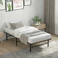 thumbnail image 1 of Gymax 14'' Twin Size Metal Platform Bed Foldable Mattress Foundation Tool-Free Assembly, 1 of 10