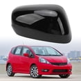 thumbnail image 3 of Car Rearview Mirror Covers for Fit Jazz 2009 to 2014, High Strength, Black Outer Door Mirror Covers, Side Mirror Caps, for Without Turning Signal Light Version, Easy to Install, 3 of 7