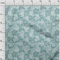 thumbnail image 2 of oneOone Cotton Poplin Light Grayish Green Fabric Floral & Texture Sewing Craft Projects Fabric Prints By Yard 42 Inch Wide, 2 of 4