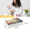 thumbnail image 5 of Tree PU Leather Jewelry Box Display Case with Removable Compartment and Bracelet Holder - Portable Storage Container, 5 of 6