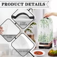 thumbnail image 4 of HELLHERO Green Botanical Leaves Blender Covers for Home Kitchen, Home Kitchen Indoor Thickened Easy to Install, 4 of 6