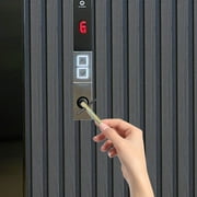 Viflosae Triangular Elevator Key Elevator Door Key Long Elevator Key for Emergency Elevator Door Lift