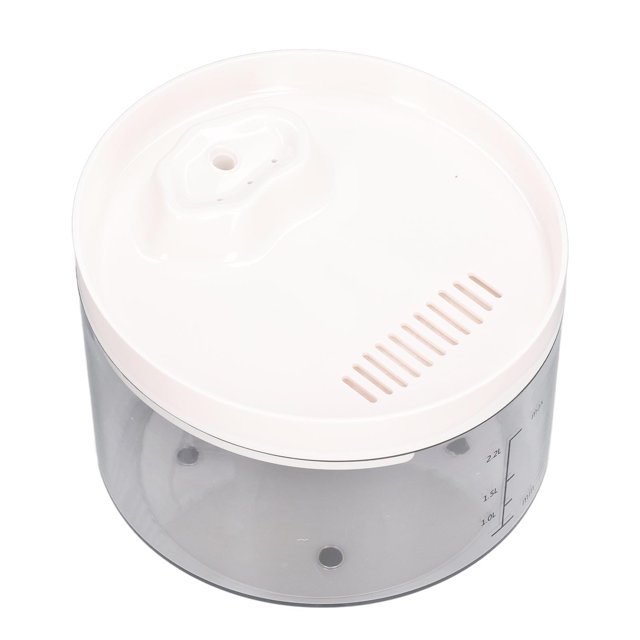 Fuente de agua para gatos fuente de agua potable para gatos desmontable silenciosa 22L blanco transparente para tienda de mascotas ANGGREK Otros