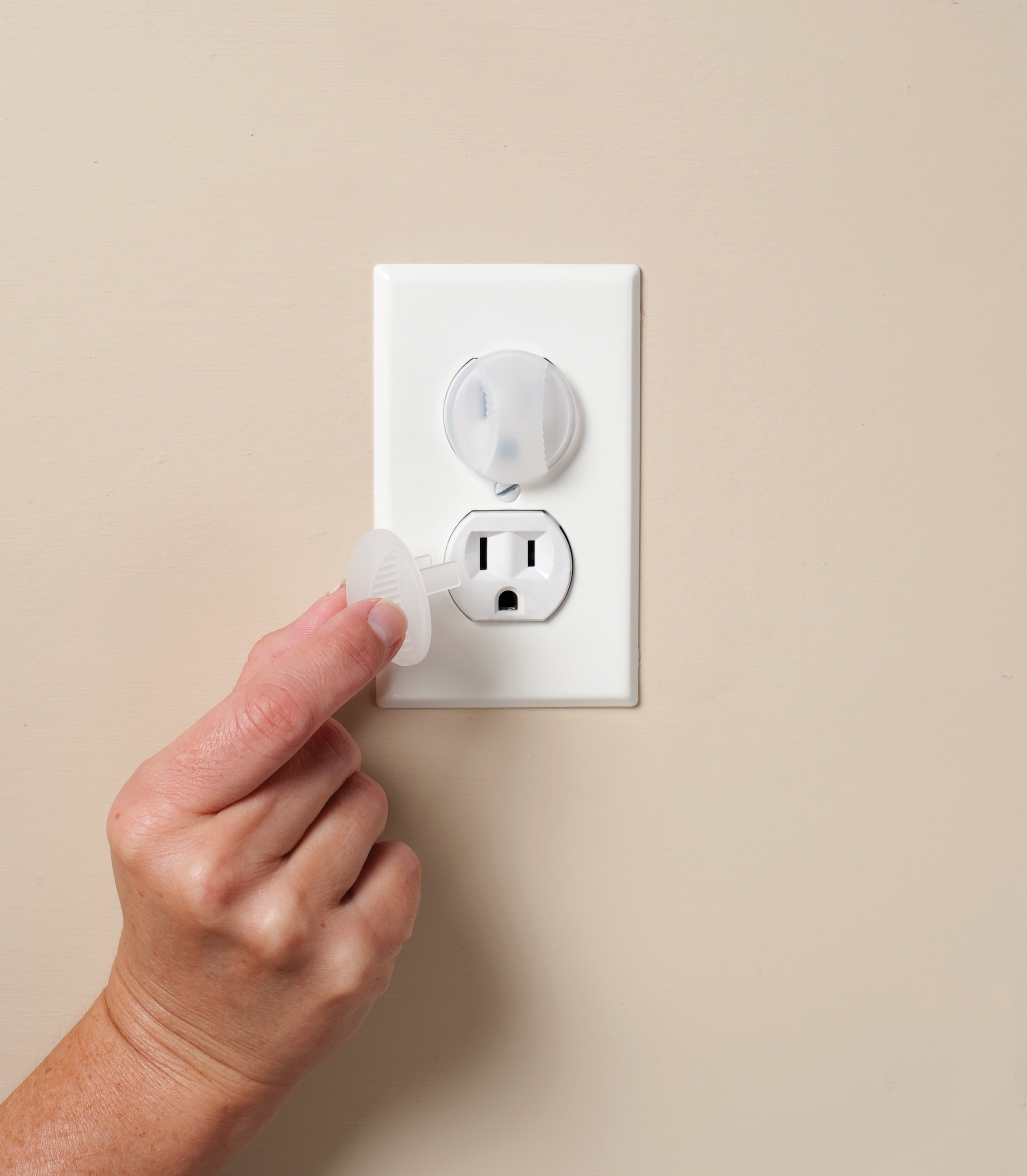 Kidco Child Safety Electrical Outlet Caps, 36 Pack, Clear, Platic