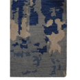 thumbnail image 1 of Get My Rugs N00806K0301G25 2 ft. 6 in. x 10 Hand Knotted Wool Runner Area Rug, Contemporary - Blue Beige, 1 of 1
