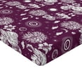 thumbnail image 4 of Ambesonne Space Fitted Sheet, Astronaut and Sun Pinky Back, Twin XL Size, Dark Magenta Ivory, 4 of 5