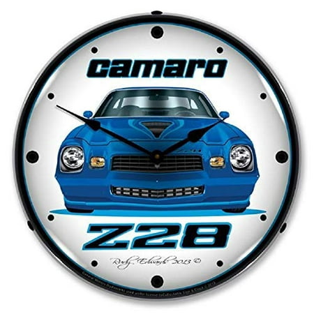 1979 Camaro Z28 Blue Chevrolet Muscle Car Wall Clock 14