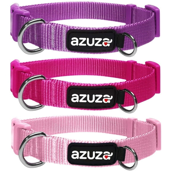 3 Pack Dog Collars Soft Comfortable Dog Collars for Small Medium and Large Dogs