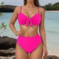 thumbnail image 2 of Afdoent Womens Tankini Bathing Suits Women's Swimwear Tankini Set Two Piece Bikini With V Neck High Waisted Bathing Suit For Beach Pool Beach Swimwear 2026, 2 of 7